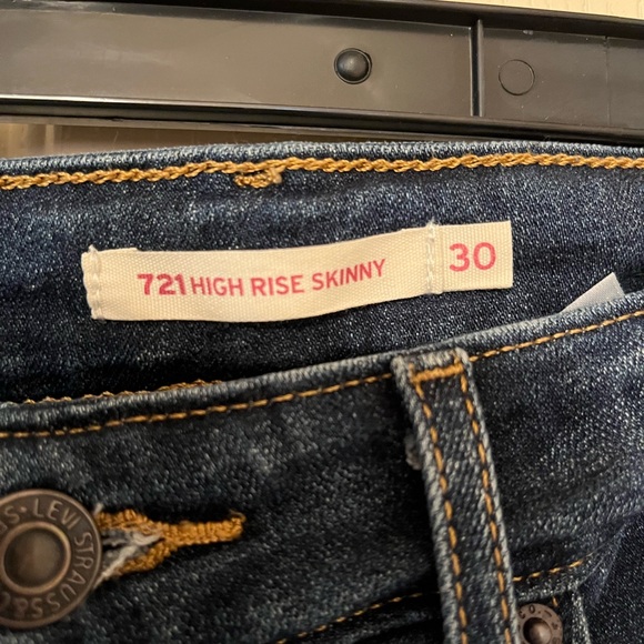 Levi 721 High Rise Skinny size 30 - Picture 4 of 4